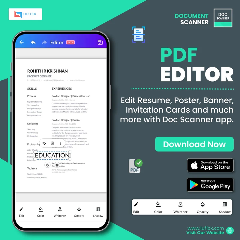 Document Scanner and PDF Management App